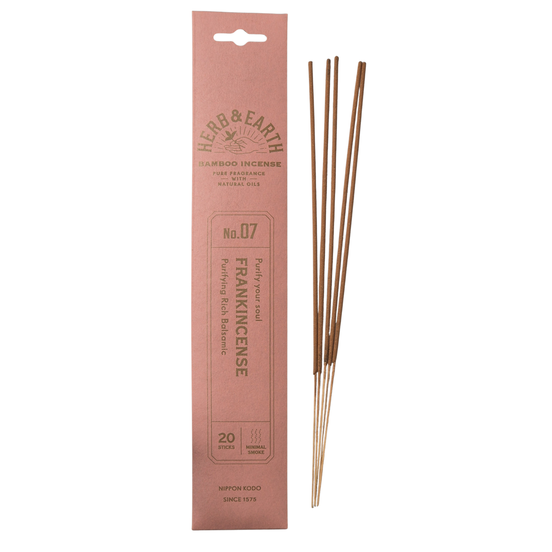 Japanische Räucherstäbchen aus Weihrauch, purify your soul