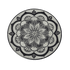 Räucherstäbchenhalter Mandala groß aus Speckstein handgraviert ø 13 cm – MAFUMO