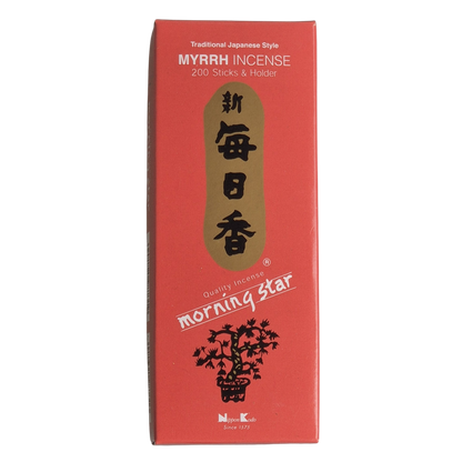 Japanische Räucherstäbchen Myrrhe, Morning Star von Nippon Kodo