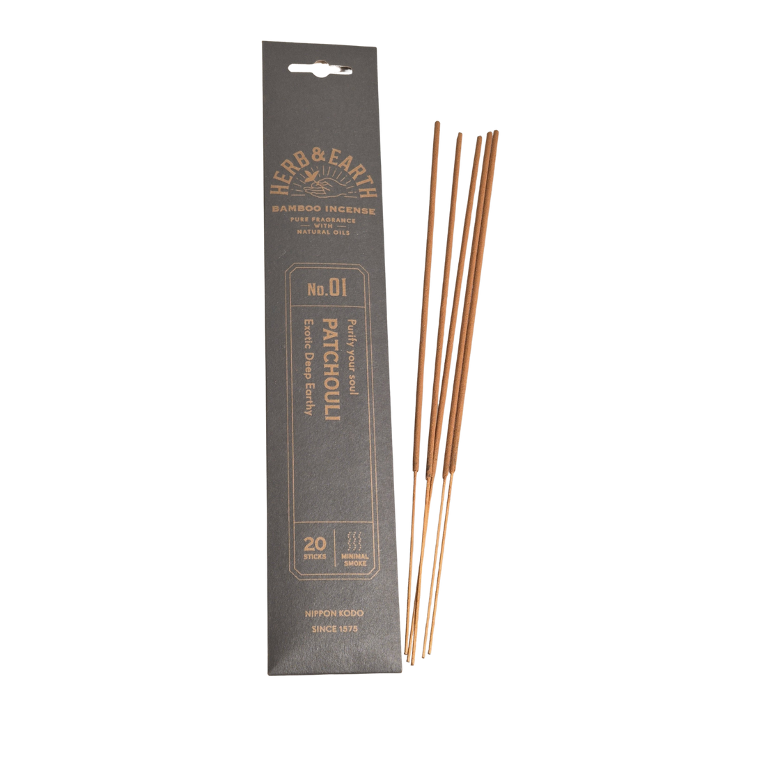 Japanische Räucherstäbchen aus Patchouli, purify your soul