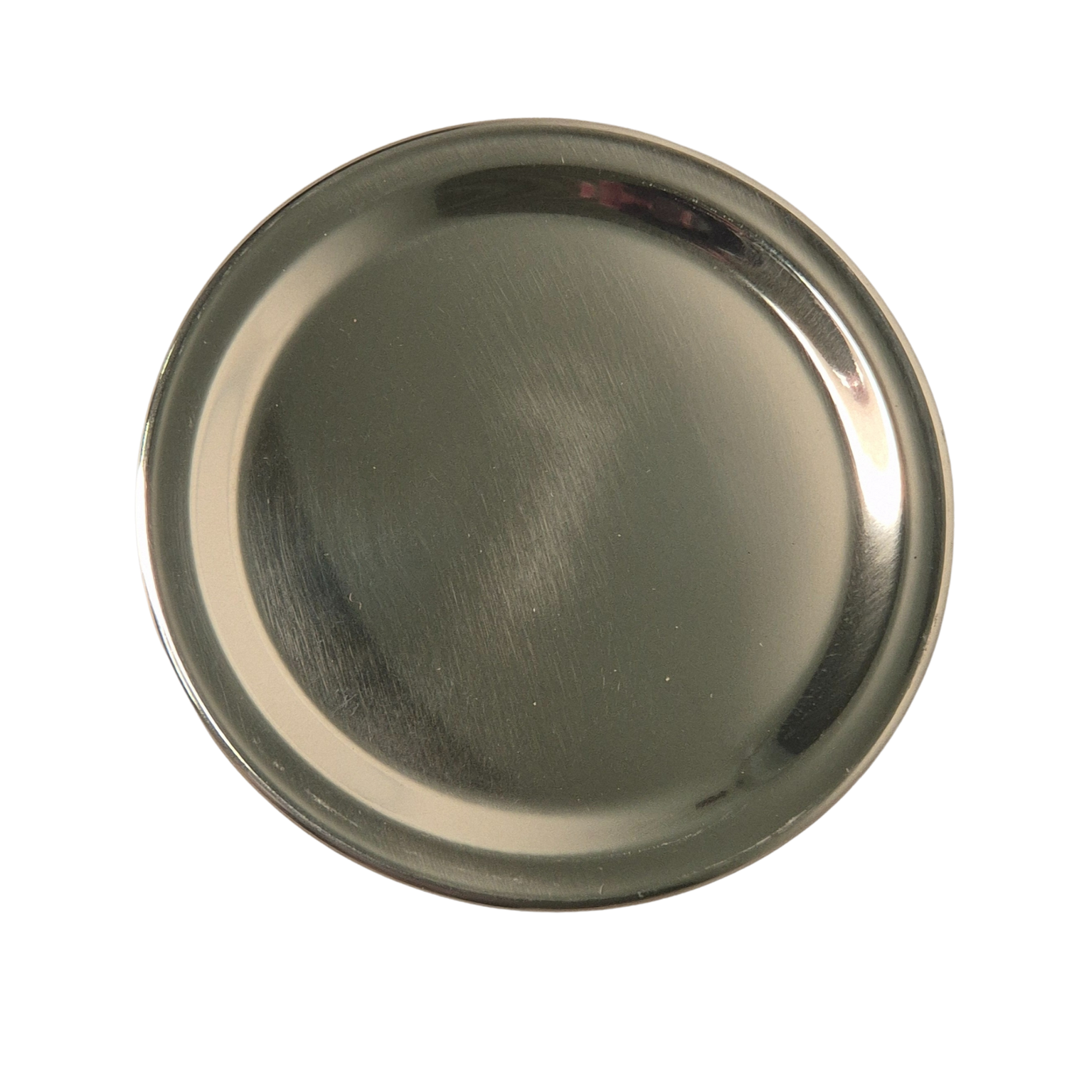 Räucherplatte aus Edelstahl, d= 9cm, ideal wer viel mit Harzen und Weichrauch räuchert. Kann gegen das Sieb getauscht werden