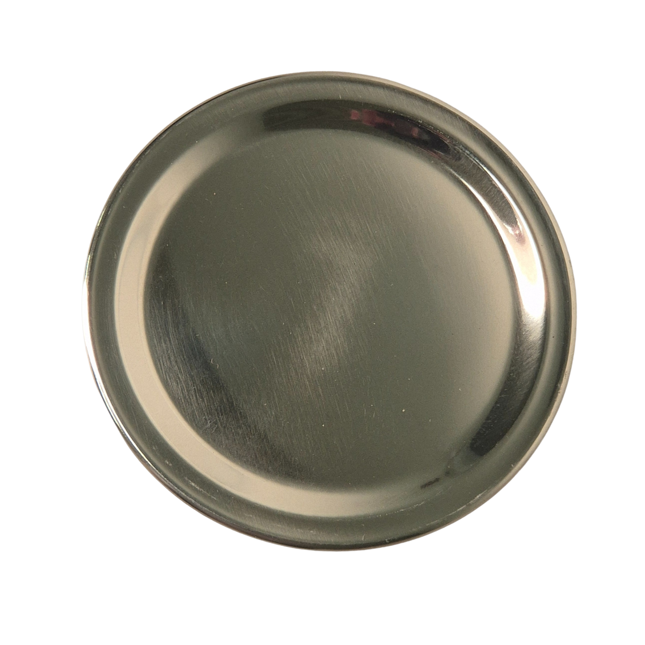 Räucherplatte aus Edelstahl, d= 9cm, ideal wer viel mit Harzen und Weichrauch räuchert. Kann gegen das Sieb getauscht werden