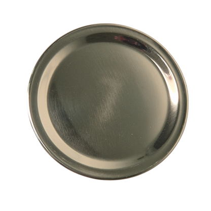 Räucherplatte aus Edelstahl, d= 9cm, ideal wer viel mit Harzen und Weichrauch räuchert. Kann gegen das Sieb getauscht werden