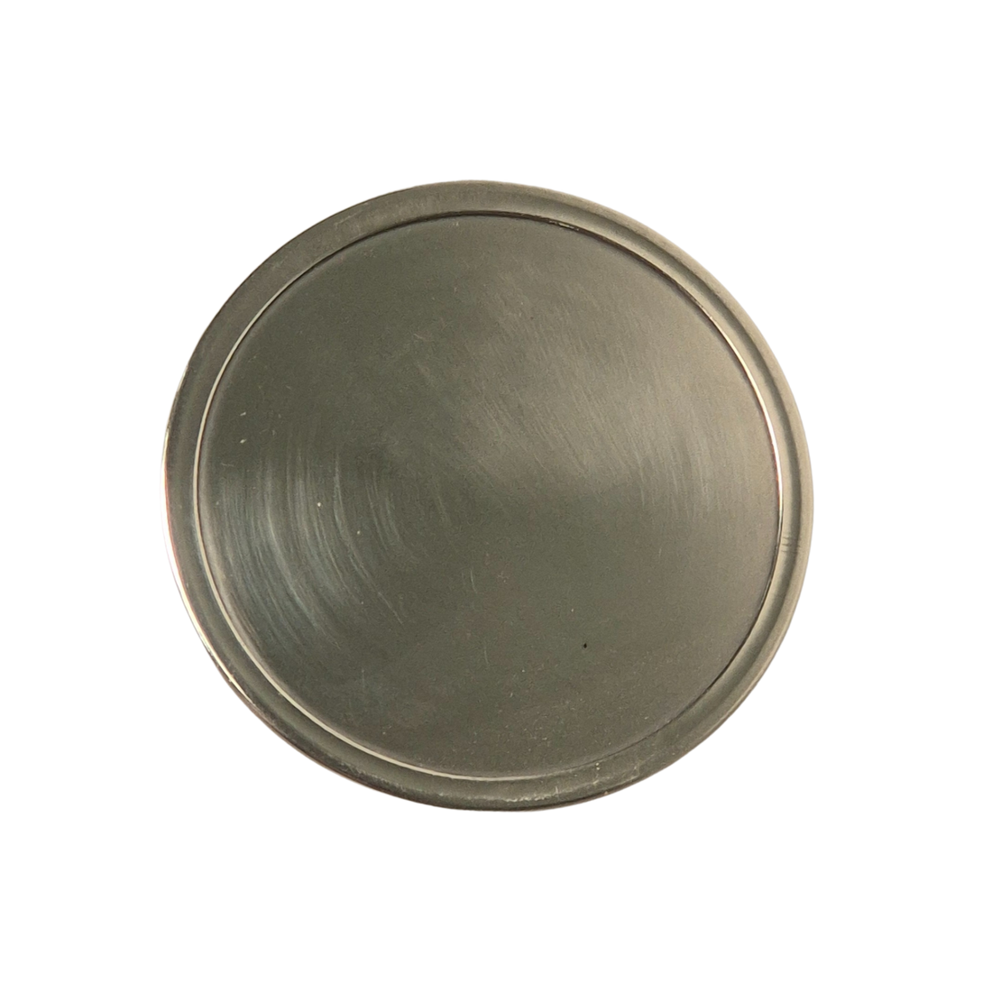 Räucherplatte aus Edelstahl, d= 6 cm, ideal wer viel mit Harzen und Weichrauch räuchert. Kann gegen das Sieb getauscht werden