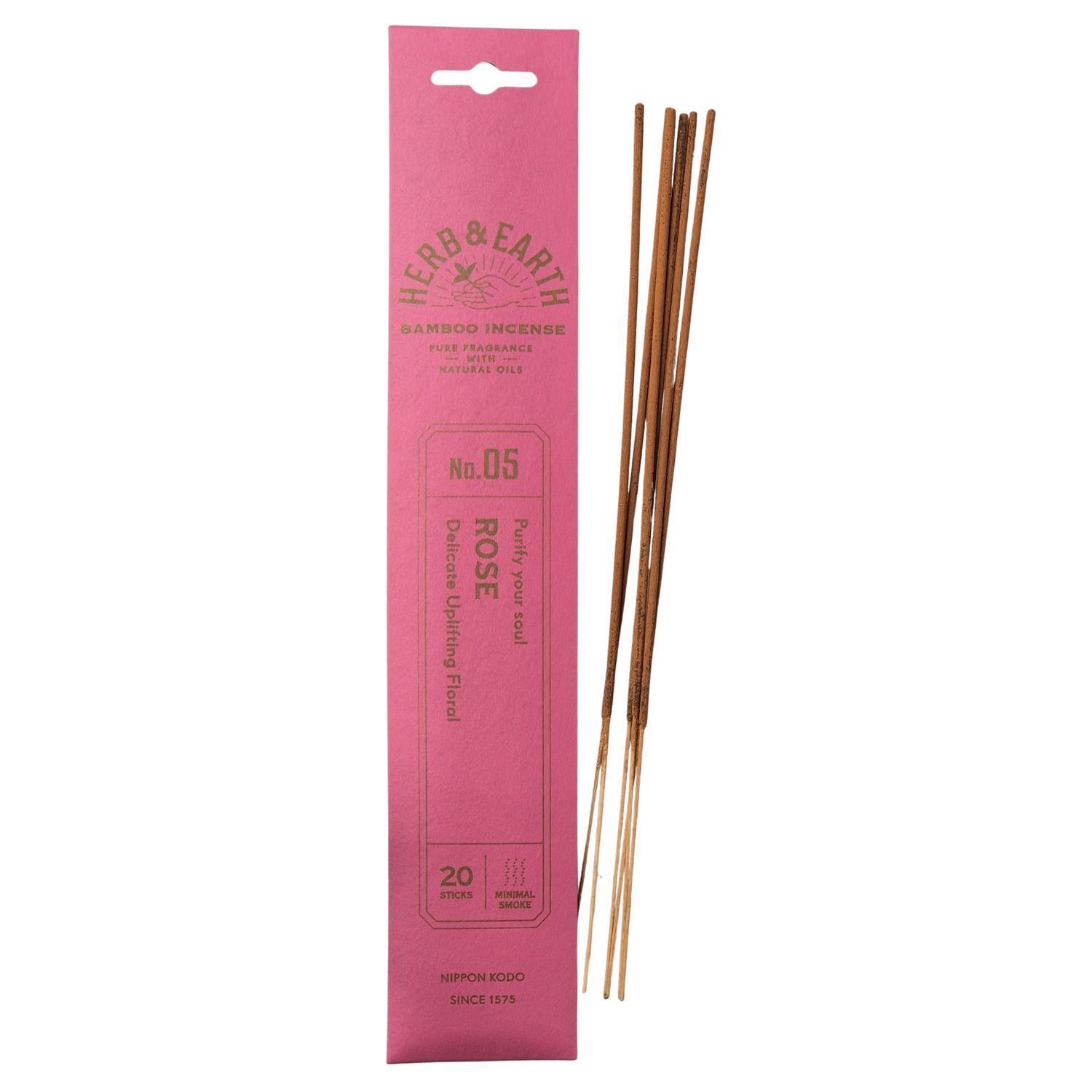 Japanische Räucherstäbchen aus Rose, purify your soul