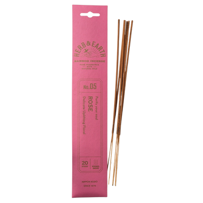 Japanische Räucherstäbchen aus Rose, purify your soul