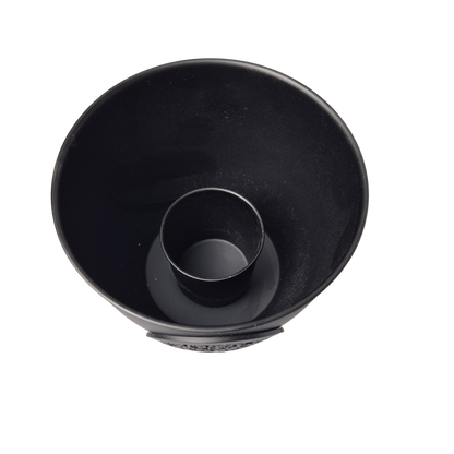 Smudge Bowl aus Eisen - praktischer Halter für unseren XXL White Sage Smudge. Mit Symbolik Blume des Lebens