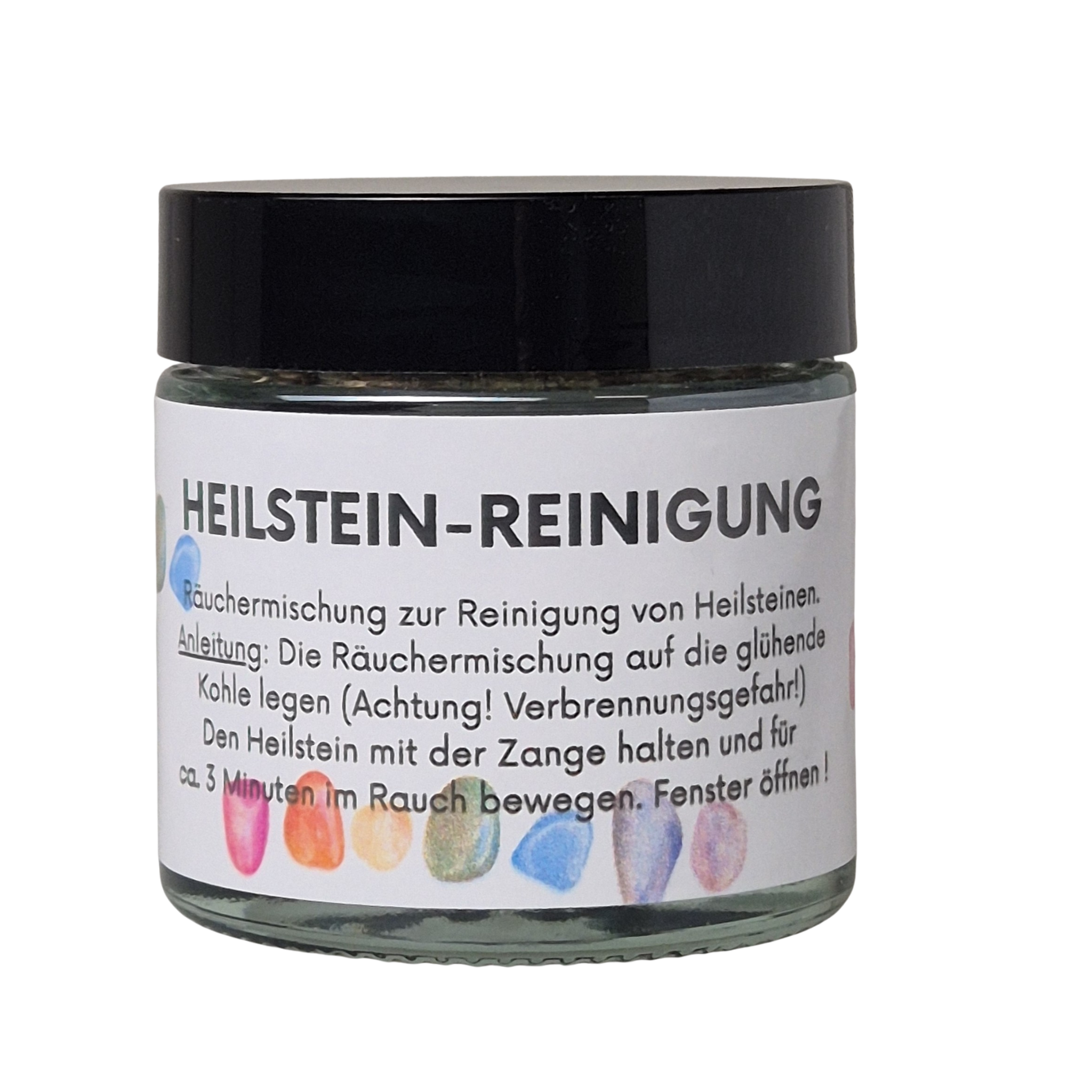 Räuchermischung Heilstein-Reiniung, zur effektiven Reinigung deiner Heilsteine, über Kohle und Sieb zu Räuchern