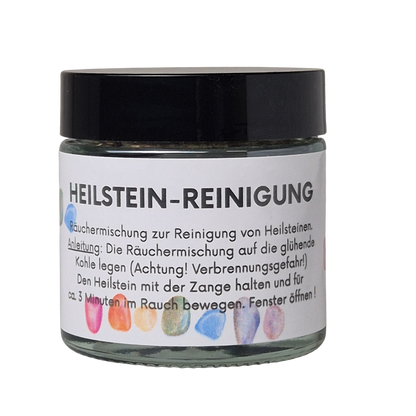 Räuchermischung Heilstein-Reiniung, zur effektiven Reinigung deiner Heilsteine, über Kohle und Sieb zu Räuchern