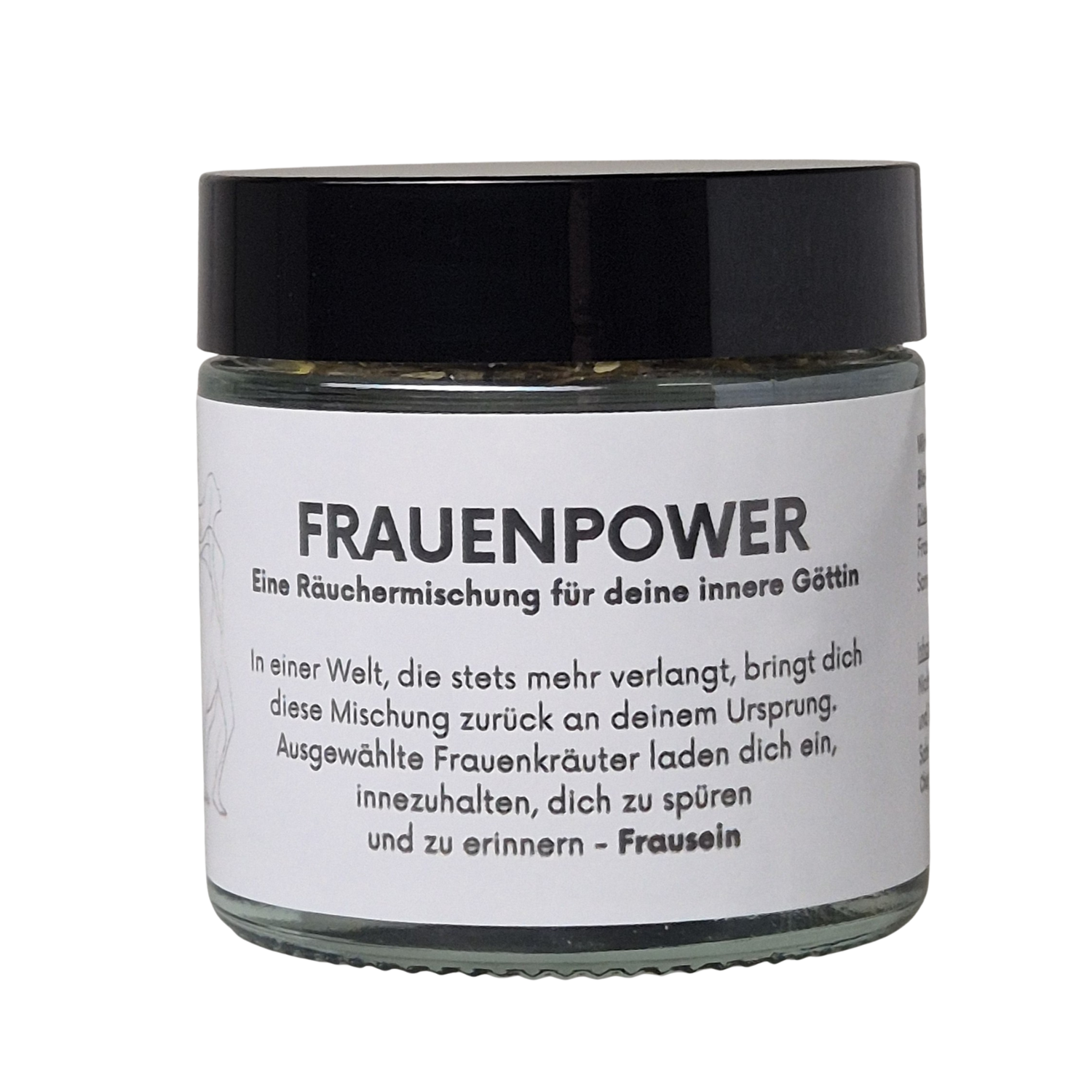 Frauenpower - eine Räuchermischung für deine innere Göttin, 60ml im Glastiegel, im Shop MAFUMO zu bestellen