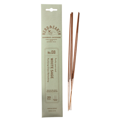 Japanische Räucherstäbchen aus Weißem Salbei, purify your soul