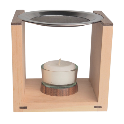 Räuchergefäß aus Zirbenholz | Sieb 10 cm