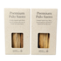 Verpackung von unserem Palo Santo in der nachhaltigen Graspapier-Box. Zertifiziertes Palo Santo Räucherholz, mind. 14 Sticks  in der Doppelbox mit ca. 10 cm Länge