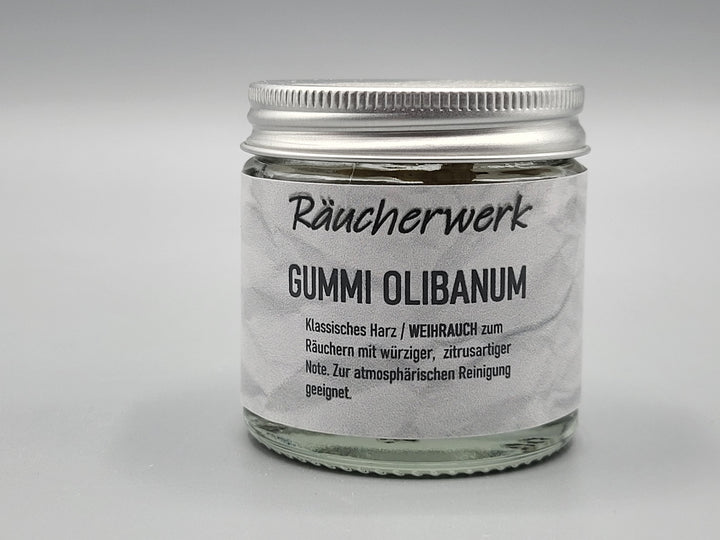 Räucherwerk, Weihrauch, Gummi Olibanum, würziger Rauch, zitrusartige Note, zur Reinigung, Räuchermischungen, Räuchermanufaktur